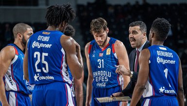 Anadolu Efes, THY EuroLeague'de Valencia Basket ile deplasmanda karşılaşacak