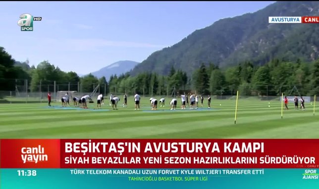 Beşiktaş'ta Avusturya kampı devam ediyor