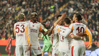 Galatasaray Antalya'da 3 puanı 4 golle aldı! İşte maçın özeti