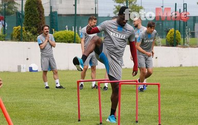 Trabzonspor antrenmanında dikkat çeken görüntü! Alexander Sörloth...