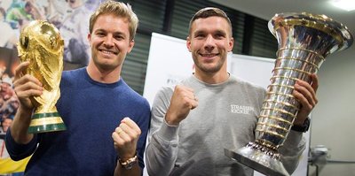 Rosberg'den Podolski’ye taş!