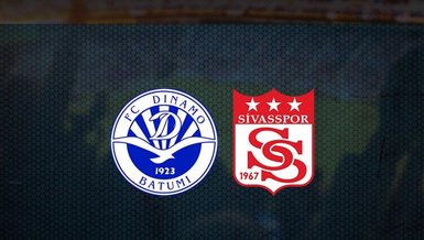 Dinamo Batumi - Sivasspor maçı ne zaman, saat kaçta ve hangi kanalda canlı yayınlanacak? | UEFA Konferans Ligi