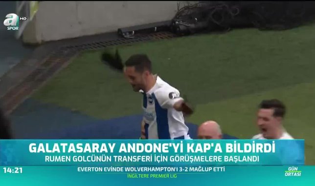 Galatasaray Andone'yi KAP'a bildirdi