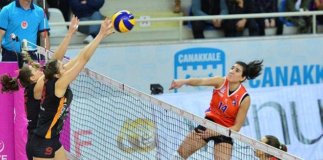 Galatasaray HDI Sigorta Çanakkale Belediyespor'u rahat geçti!