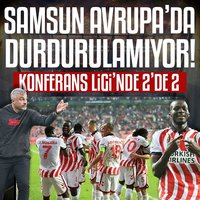 Samsunspor Avrupa'da durdurulamıyor!