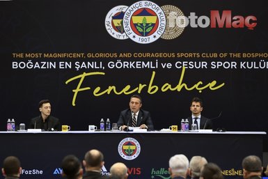İşte Fenerbahçe’nin yeni transferi Mesut Özil’in imza töreninden görüntüler...