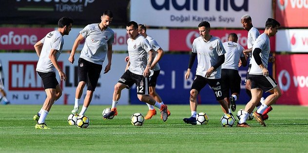 Beşiktaş'ın idmanında eksik çok