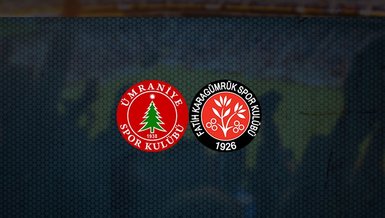 Ümraniyespor-Fatih Karagümrük maçı ne zaman? Saat kaçta? Hangi kanalda canlı yayınlanacak?