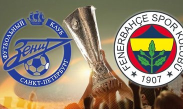 Zenit Fenerbahçe UEFA Avrupa Ligi maçı ne zaman? Yayın bilgileri ve eksik oyuncular...