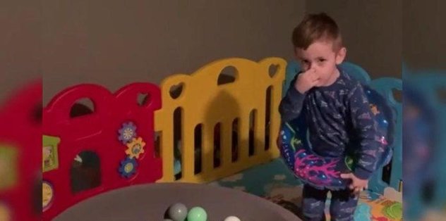 Minik Aziz’in keyfi yerinde