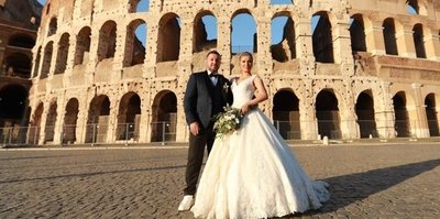 Nihat Kahveci Roma'da evlendi!