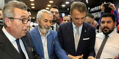 Beşiktaş Spor Kulübü Başkanı Fikret Orman, Van Beşiktaşlılar Derneği’ni açtı