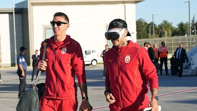 Galatasaray kafilesi Antalya'ya ulaştı