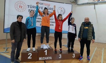 Güreşte Yıldız Kadınlar Türkiye Şampiyonası sona erdi