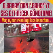 Galatasaray'dan Fenerbahçe'ye ses getirecek gönderme!