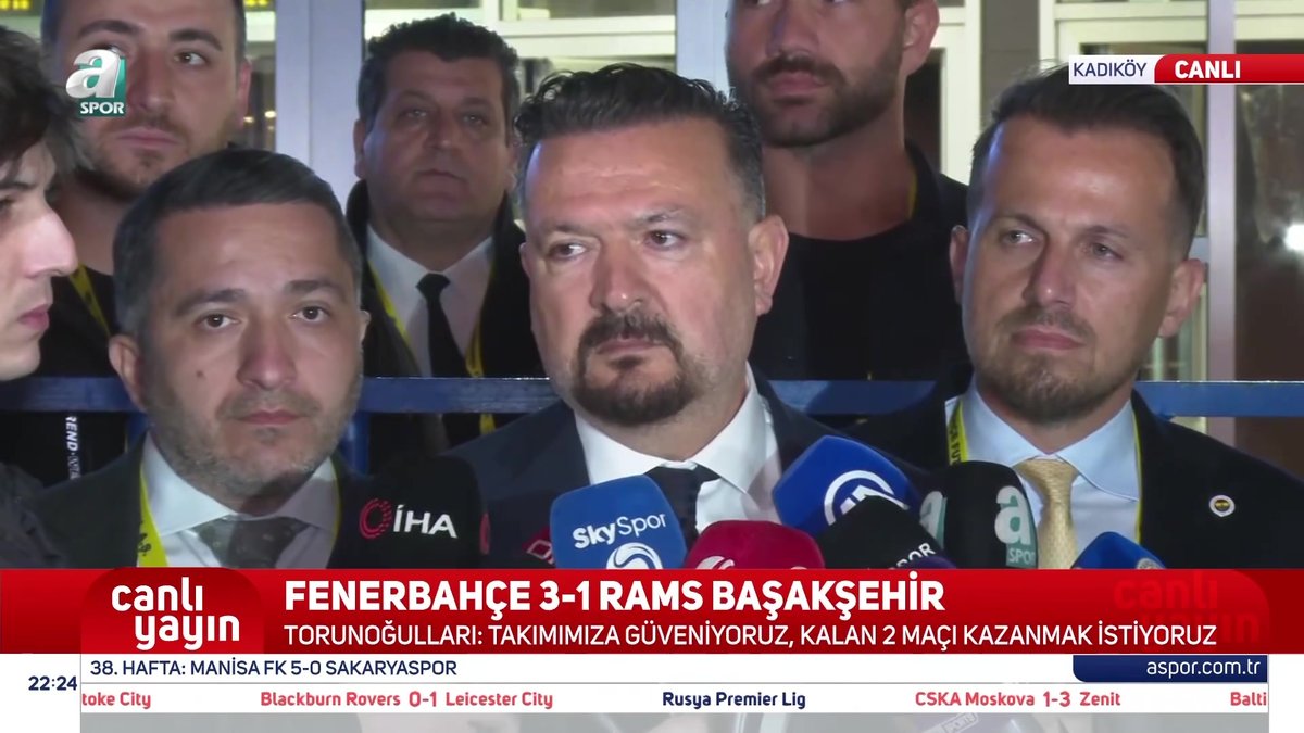 Fenerbahçe'de Ertan Torunoğulları'ndan Galatasaray'a gönderme!