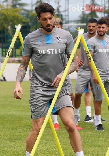 Trabzonspor antrenmanında dikkat çeken görüntü! Alexander Sörloth...