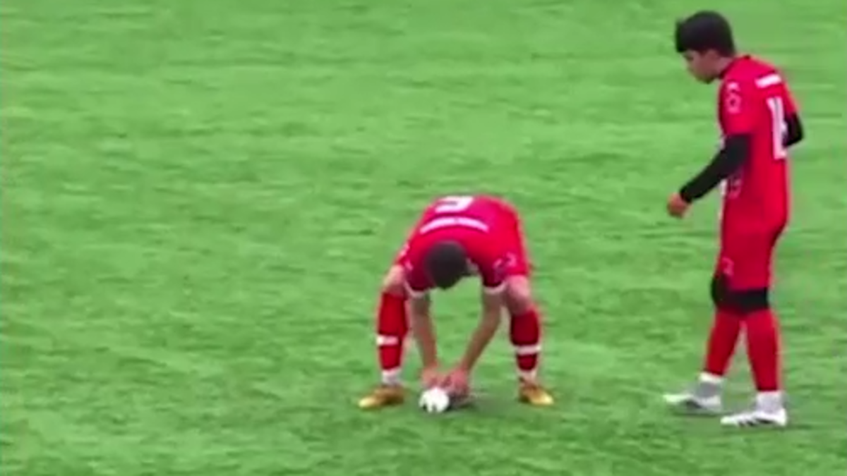 Maçta martıya top çarptı! Futbolcular kalp masajı yaptı | İşte o anlar