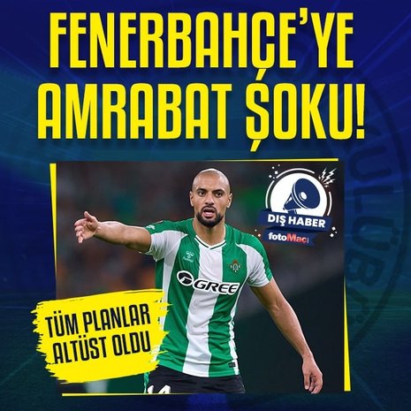 Fenerbahçe’ye Sofyan Amrabat şoku!
