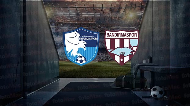 Erzurumspor - Bandırmaspor maçı ne zaman, saat kaçta ve hangi kanalda canlı yayınlanacak? | TFF 1. Lig