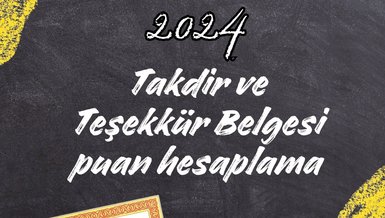Takdir, Teşekkür puanı hesaplama 2024 | Takdir, Teşekkür Belgesi kaç puanla alınır? İlkokul, ortaokul, lise not ortalaması