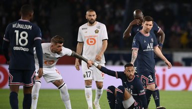PSG Lille 2-1 (MAÇ SONUCU - ÖZET) Burak Yılmaz'ın asisti yetmedi