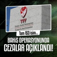 PFDK'dan 153 isme bahis cezası!