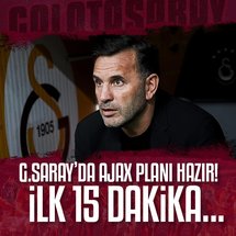 Galatasaray'da Ajax planı hazır! İlk 15 dakika...