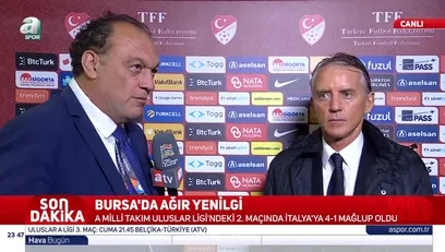 >Mancini: Önemli olan Türkiye karşısında galibiyet alabilmekti!