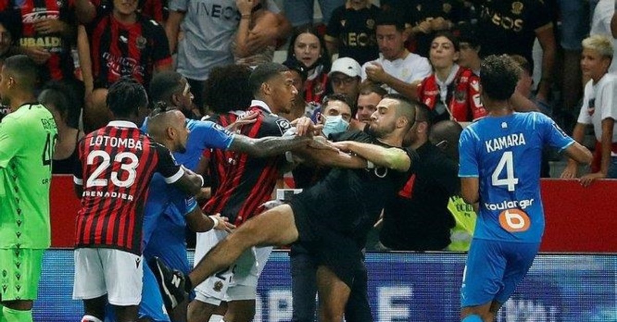 Yarıda kalan Nice-Olympique Marsilya maçında tarafların cezaları belli oldu  - Fotomaç