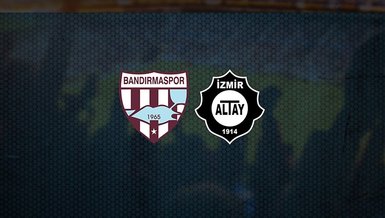 Bandırmaspor - Altay maçı ne zaman, saat kaçta ve hangi kanalda canlı yayınlanacak? | TFF 1. Lig