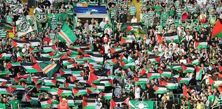 Celtic taraftarından Filistin’e destek