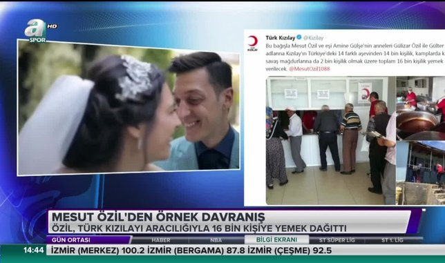 Mesut Özil'den örnek davranış