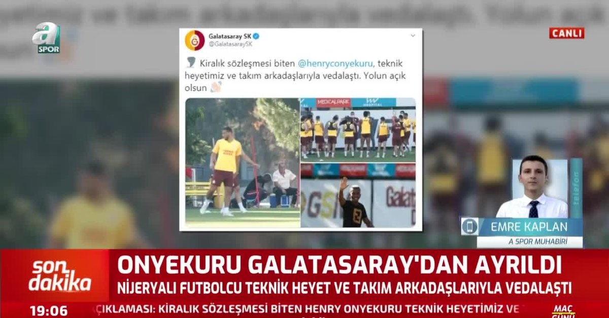 Henry Onyekuru Galatasaray Dan Ayrildi Videosunu Izle Fotomac Tv