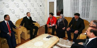 Cumhurbaşkanı Erdoğan'dan Kayaalp'e ziyaret