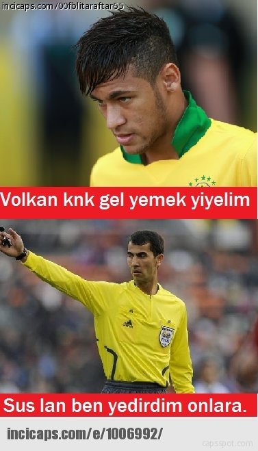 Türkiye - Brezilya maçı caps’leri