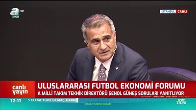 >Şenol Güneş: Bizim hedefimiz 2022 Dünya Kupası