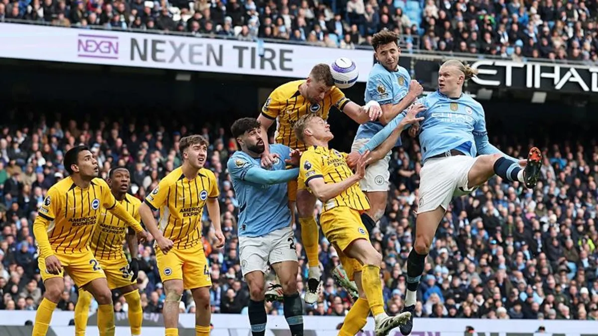 Manchester City 2-2 Brighton (MAÇ SONUCU ÖZET)