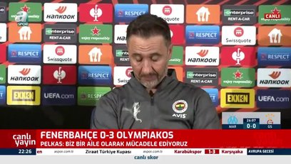 >Vitor Pereira Fenerbahçe - Olympiakos maçı sonrası konuştu