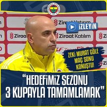 Zeki Murat Göle: Hedefimiz sezonu 3 kupayla tamamlamak