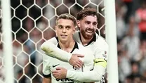 Orkun ve Trossard sevinci