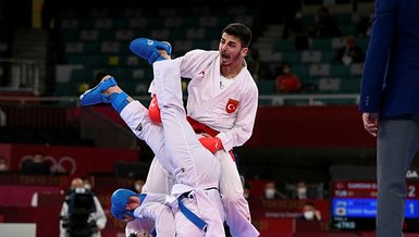 Son dakika spor haberi: Milli karateci Eray Şamdan madalyayı garantiledi