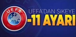 UEFA'dan şikeye -11 puan ayarı