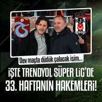 İşte Beşiktaş-Trabzonspor maçının hakemi!
