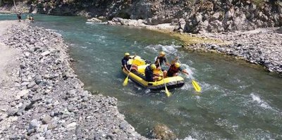 Raftingçiler Dalaman'da buluştu