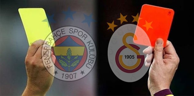 Fenerbahçe - Galatasaray derbisinde kartlar havada uçuşuyor