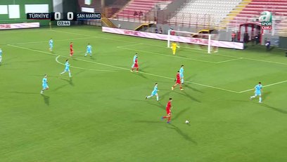 >GOL | Türkiye U21 1-0 San Marino U 21