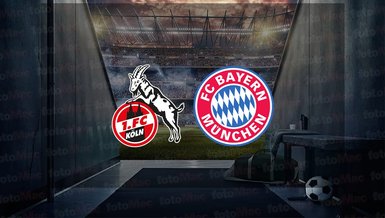 Köln - Bayern Münih maçı ne zaman? Saat kaçta ve hangi kanalda canlı yayınlanacak? | Almanya Bundesliga