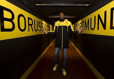 Usain Bolt Dortmund idmanında