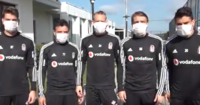 Beşiktaş LÖSEV'in "Maskemi Takarım Farkındalık Yaratırım" kampanyasına  destek verdi
